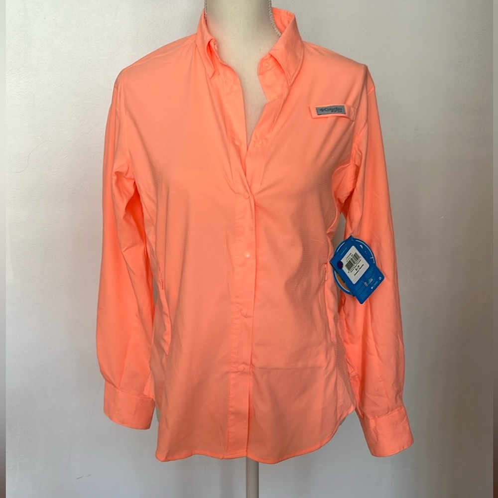 Columbia Women’s PFG Tamiami II Long Sleeve Shirt small nwt - Picture 2 of 16